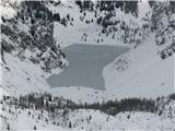 ...zamrznjeno Krnsko jezero